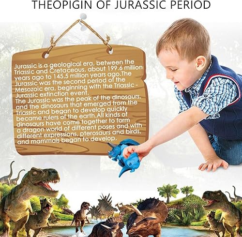 Miniatura 4 de Paquete de 4 huevos para incubar diferentes juguetes de dinosaurio para niños de más de 3 años, huevo mágico que eclosiona, juguete de dinosaurios