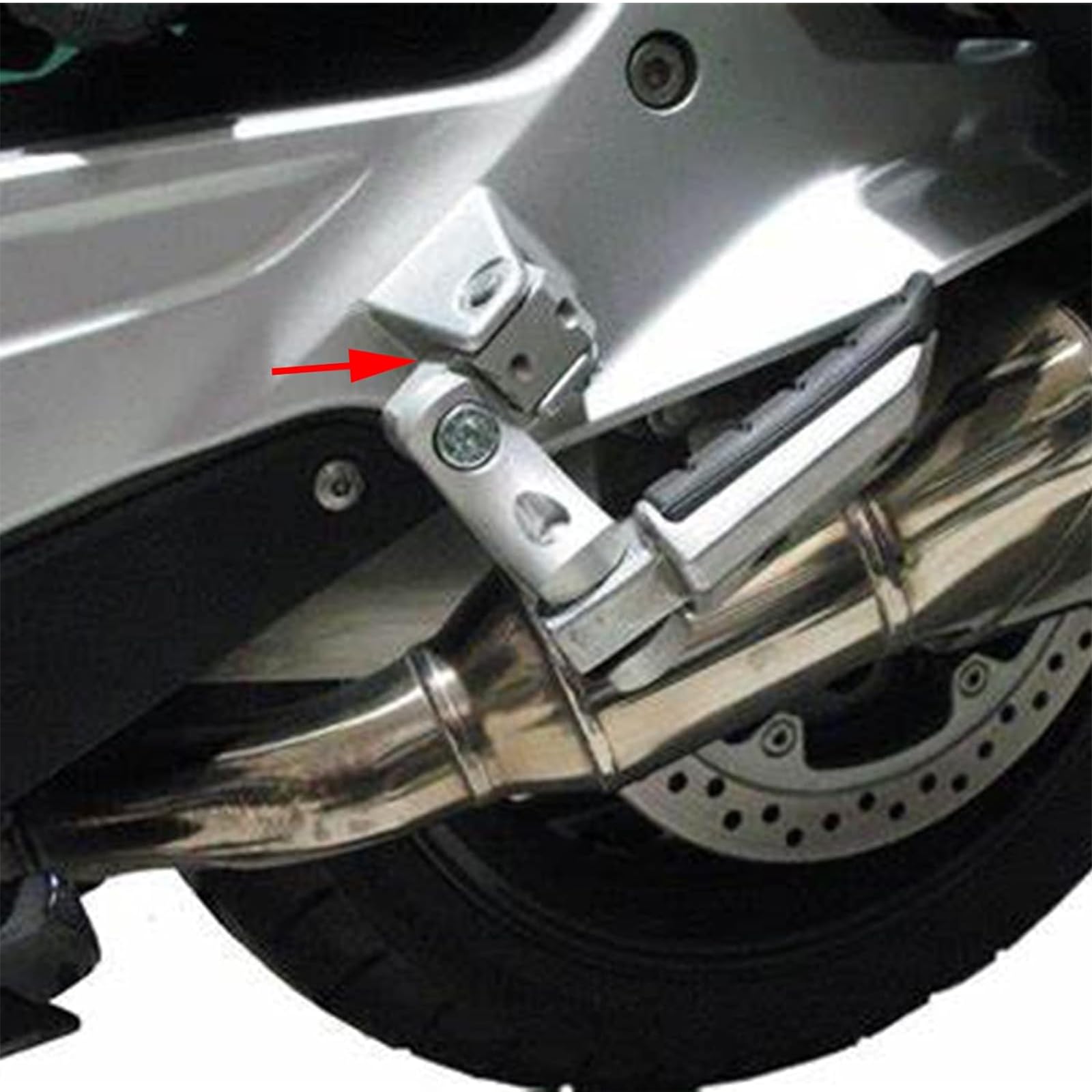 バイク用 タンデムステップ移動プレート 対応車種 R1150RT R1200GS 