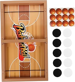 TOYANDONA 1 Conjunto De Brinquedos De Futebol De Xadrez Saltitante Hóquei De Ar Discos De Hóquei De Ar Jogo De Hóquei Em Madeira Jogo De Mesa De Puck Jogo De Tabuleiro Xadrez Quicando Jogos