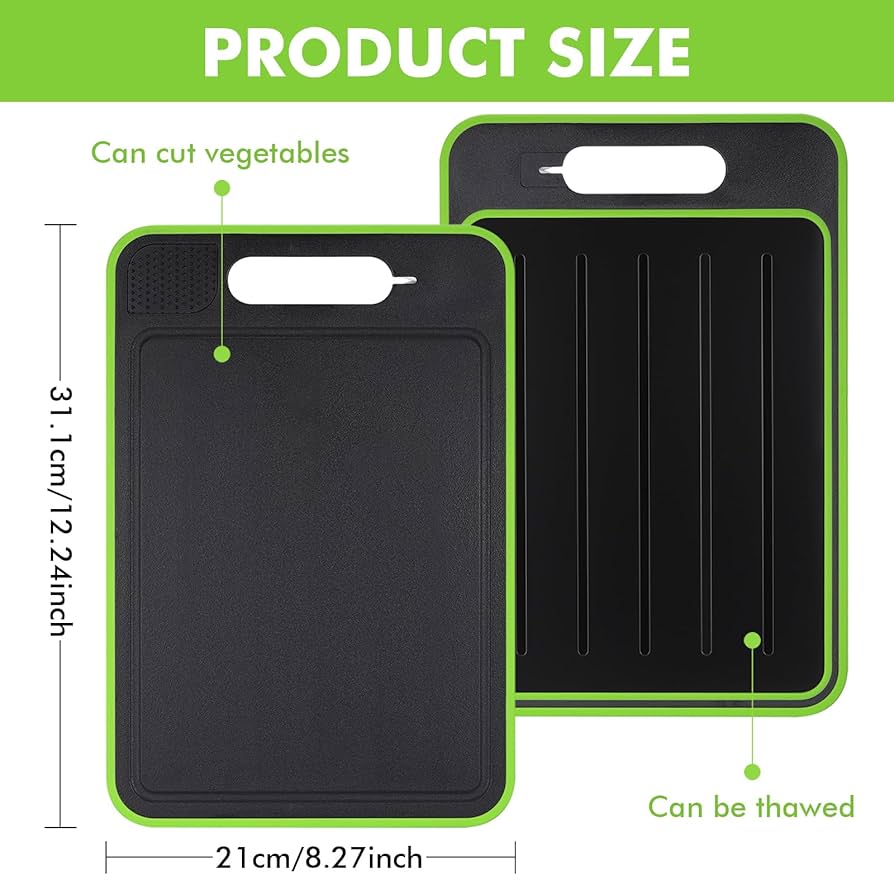 4-in-1 Miracle Melt Defrosting Board - Cutting, Grating & Sharpening