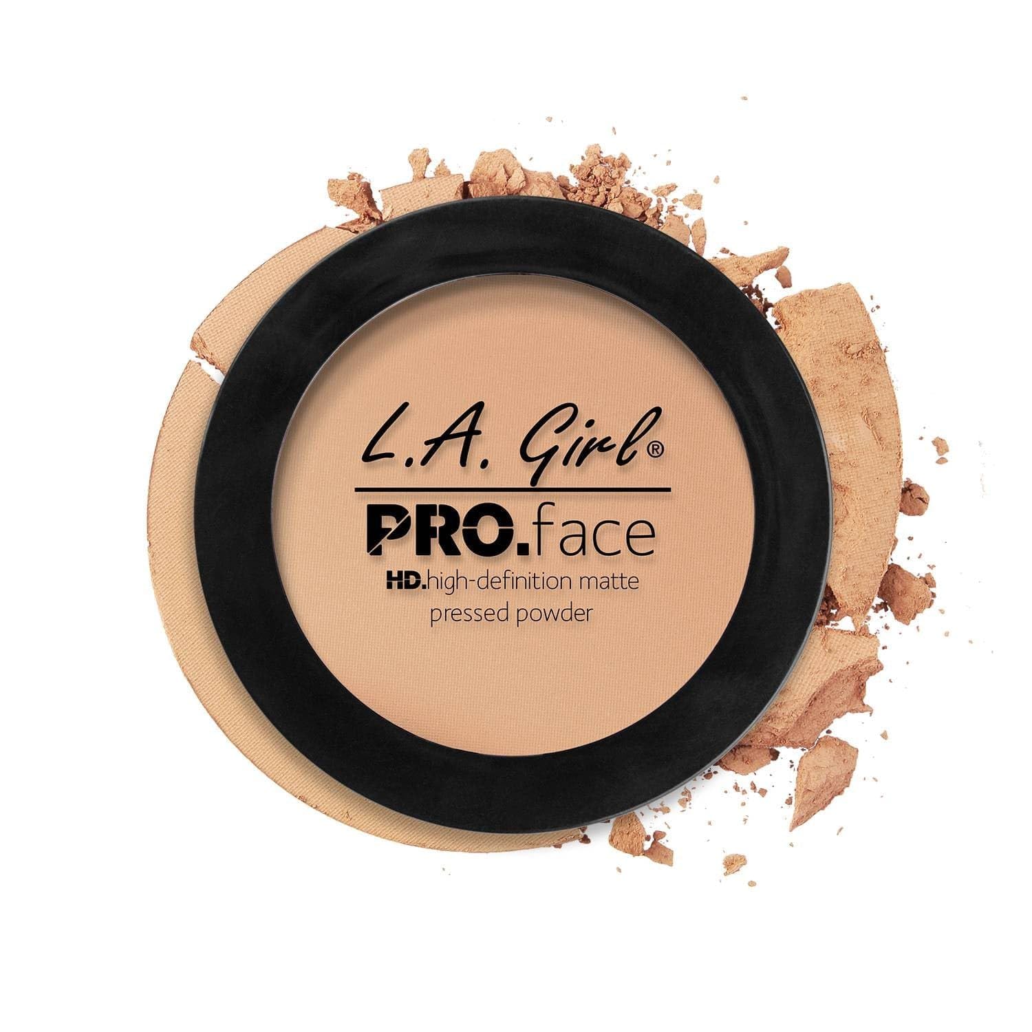 L.A GIRL HD Pro Face Pressed Powder (Face Powder), Buff, 7g
