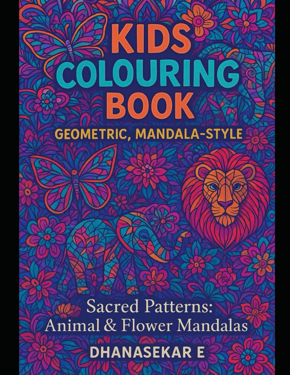Sacred Patterns: Animal & Flower Mandalas: 20 Intricate Designs for Relaxation, Focus, and Creative Expression
