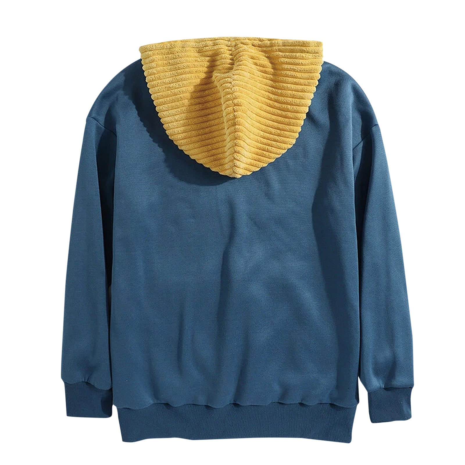 Genérico Sudaderas con Capucha para Hombre Sudadera con Capucha para Hombre Bloque De Color Informal Suéteres, Chalecos Y Sudaderas Sudadera De Polar Cremallera Unisex Paquete Múltiple