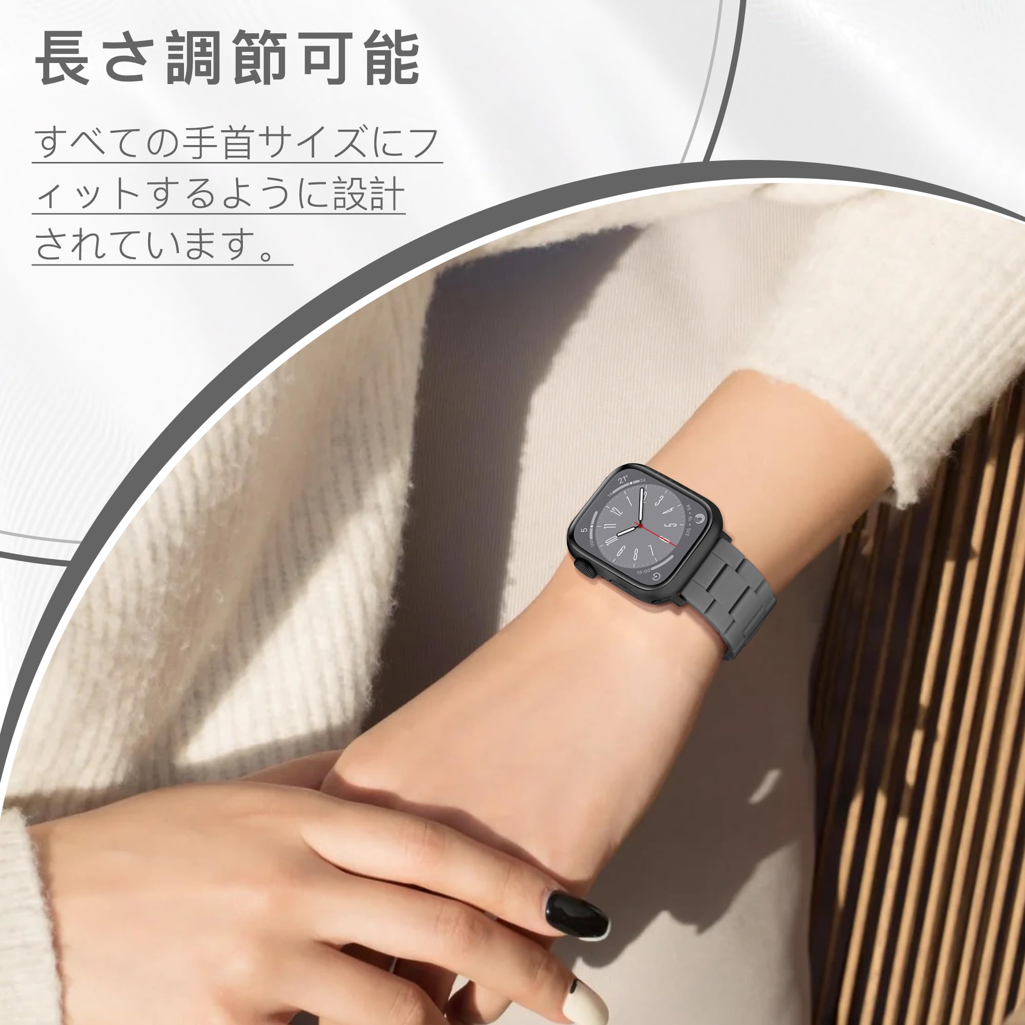 【アンちゃん】 Watch用カスタムバンド（約14cm） Amazon.co.jp: Aniaboho 互換アップルウオッチバンド 樹脂製