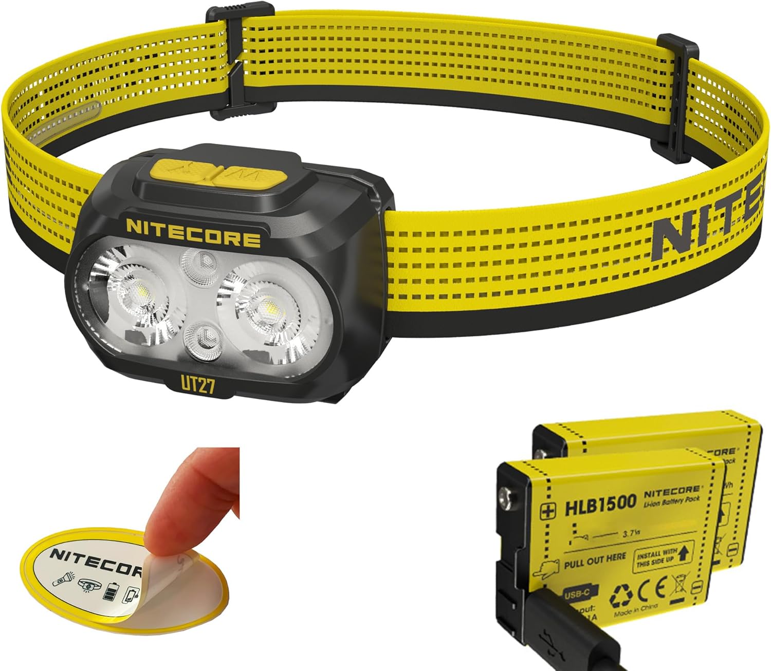 Nitecore UT27 Pro 800 Lumen USB-C Running Headlamp – Lightweight & Versatile