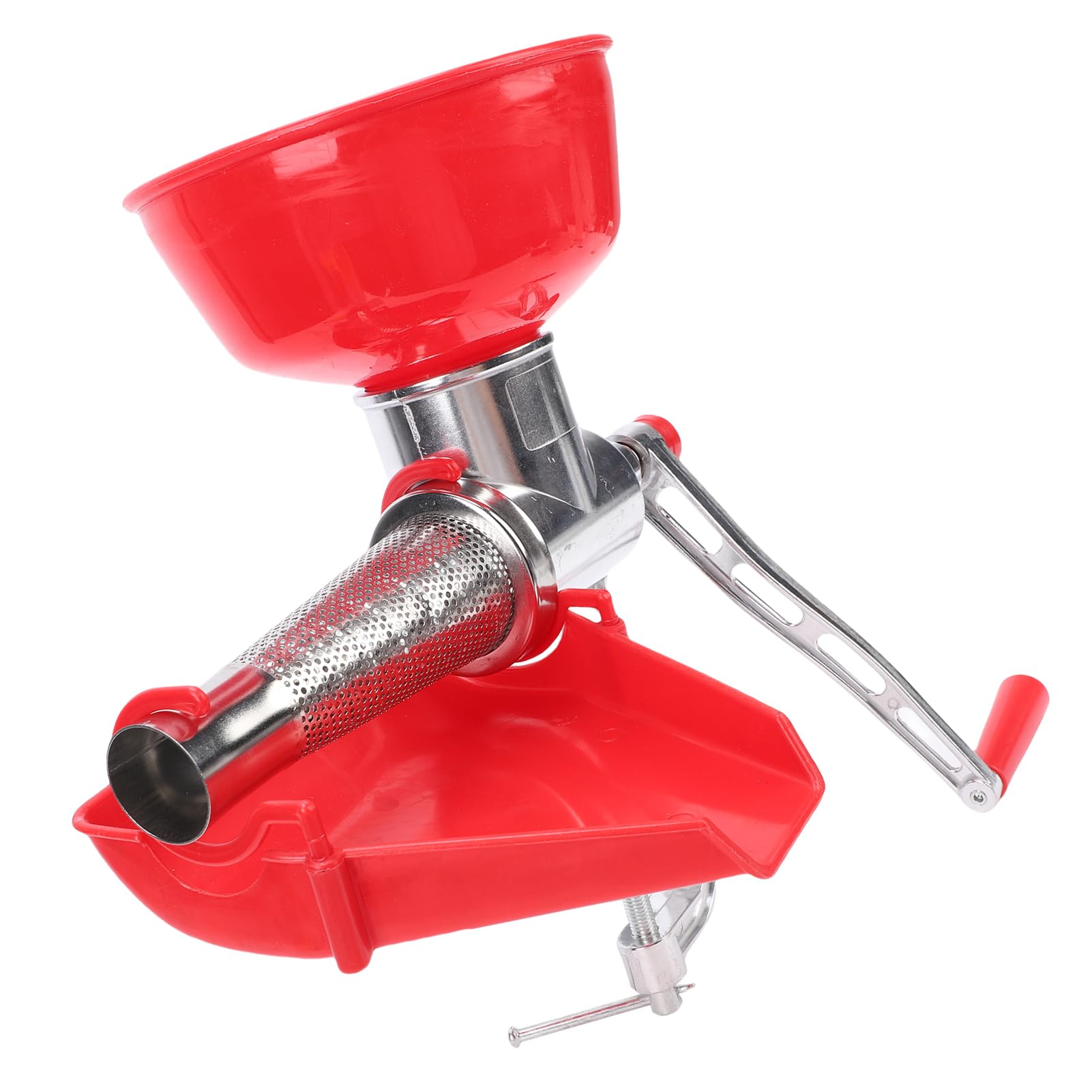 Passaverdure Manuale in Alluminio, Multipurpose Tomato Sauce Maker per Verdure, Frutta, con Manovella Manuale, Separa la Buccia Dalla Polpa, Consistenza Liscia, Piccolo e