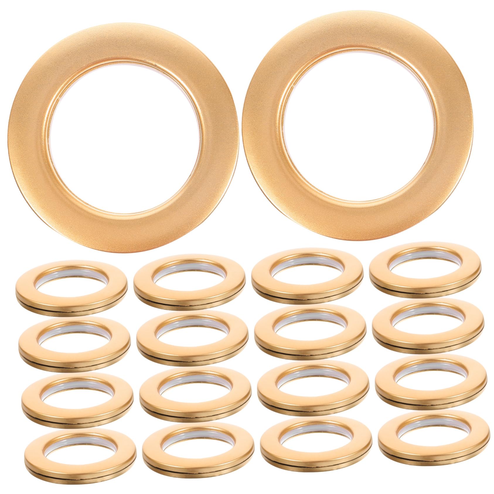 Anneaux de Rideaux en Plastique 80 Pièces, Accessoires pour Tringles