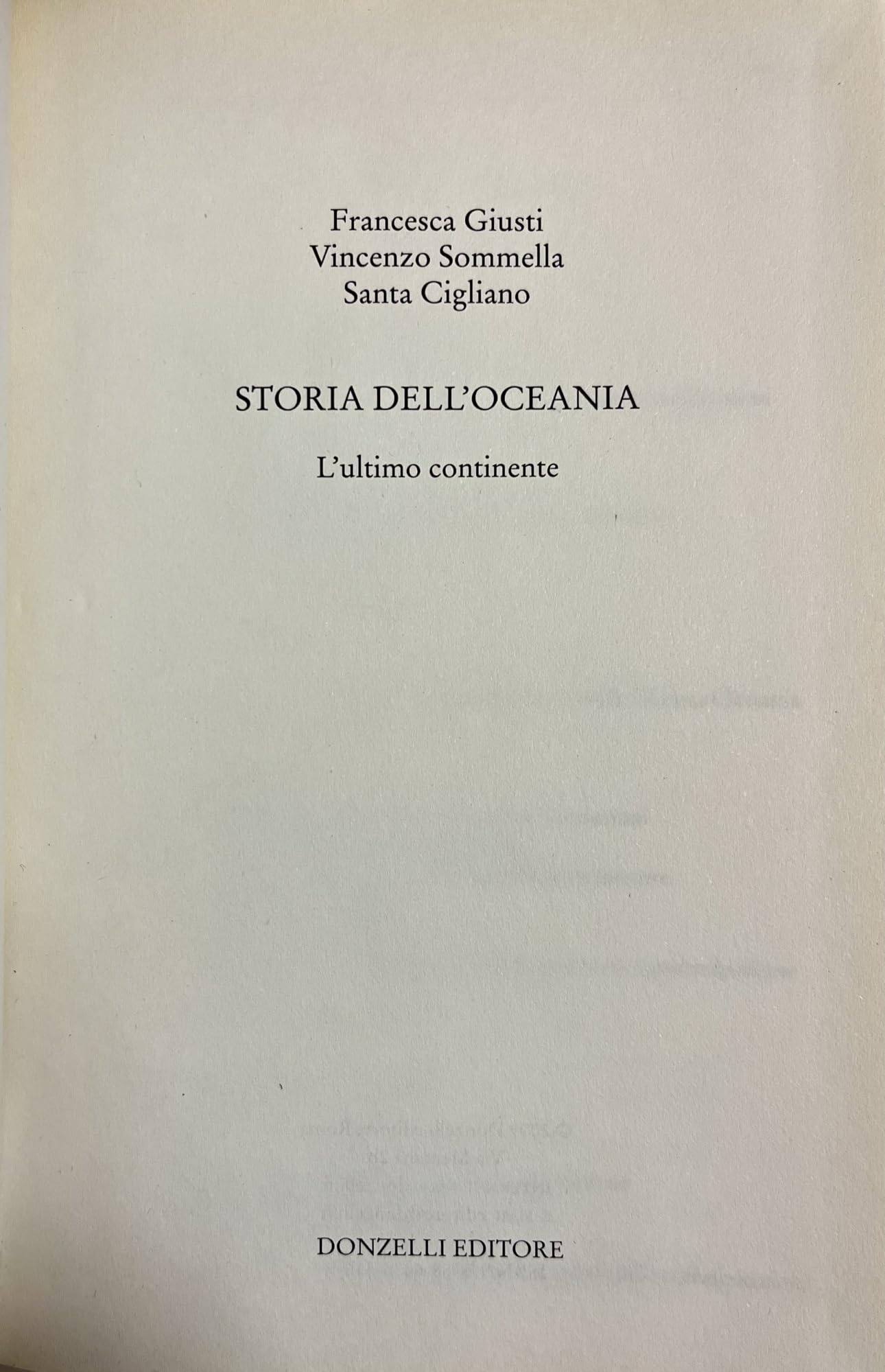 Storia Dell'oceania. L'ultimo Continente - 4
