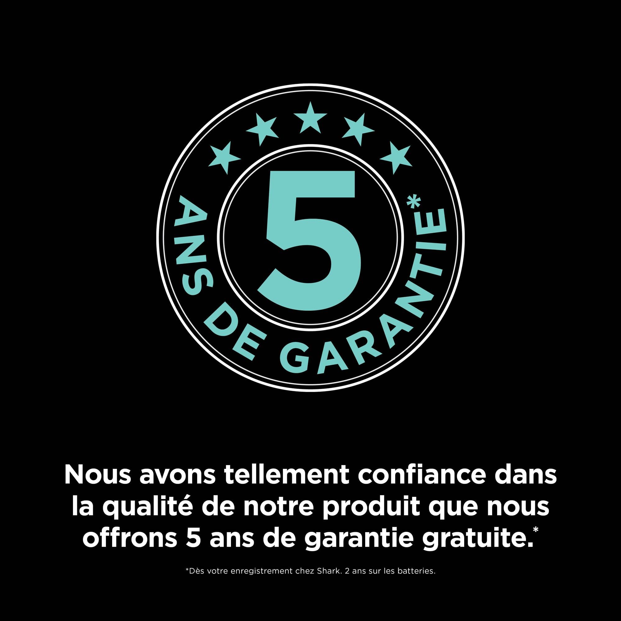 Shark PowerPro Aspirateur sans Fil, Technologie FloorDetect, Anti-emmêlement, Système Anti-allergène, Léger, Flexible, Mode Portatif, 50 Min d’autonomie, Bac à poussière XL, Bleu Métallisé IZ380EU