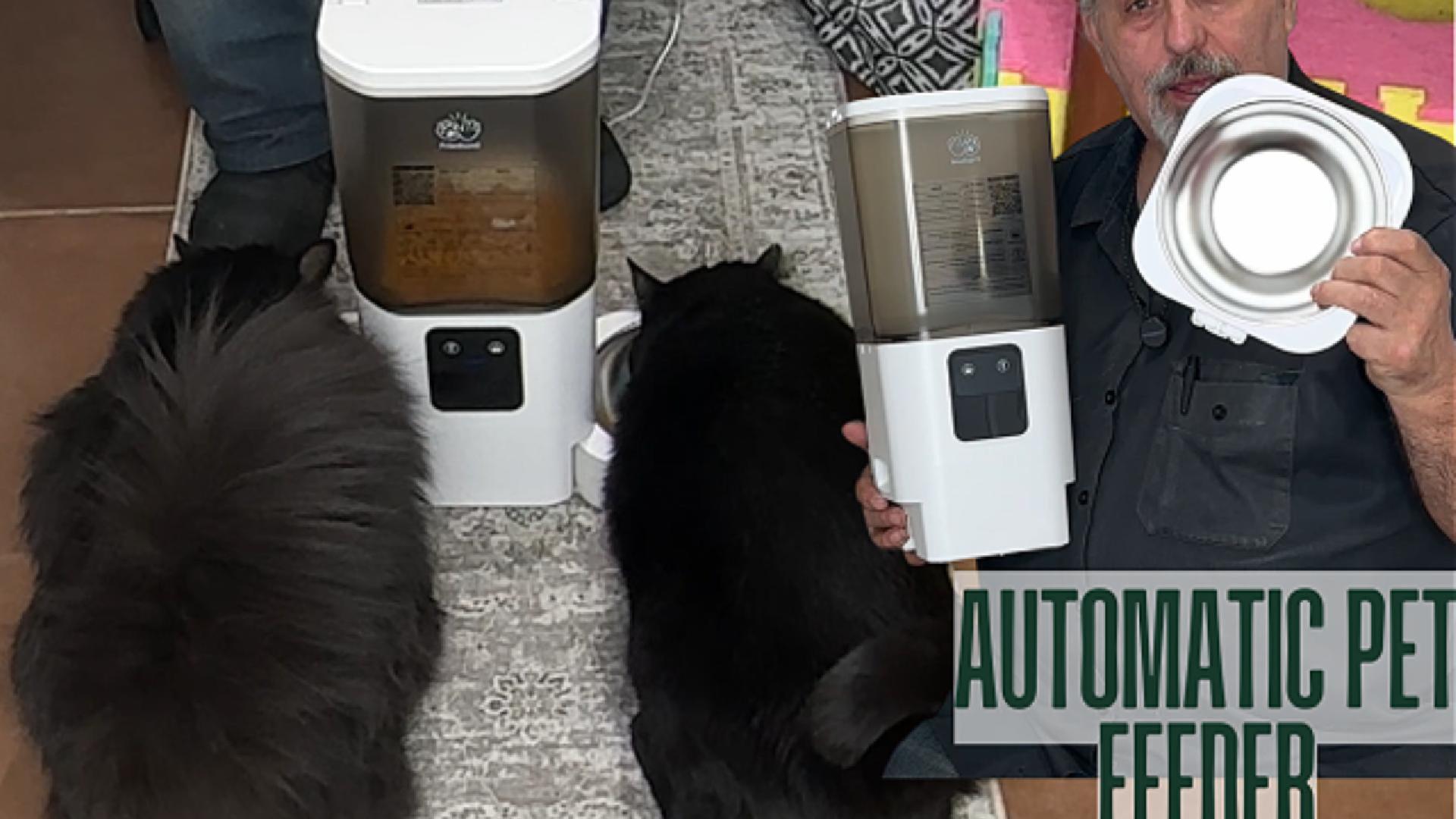 Watch Smart Dual Automatic Cat Feeder Perfect for Multi Pet Homes on ...