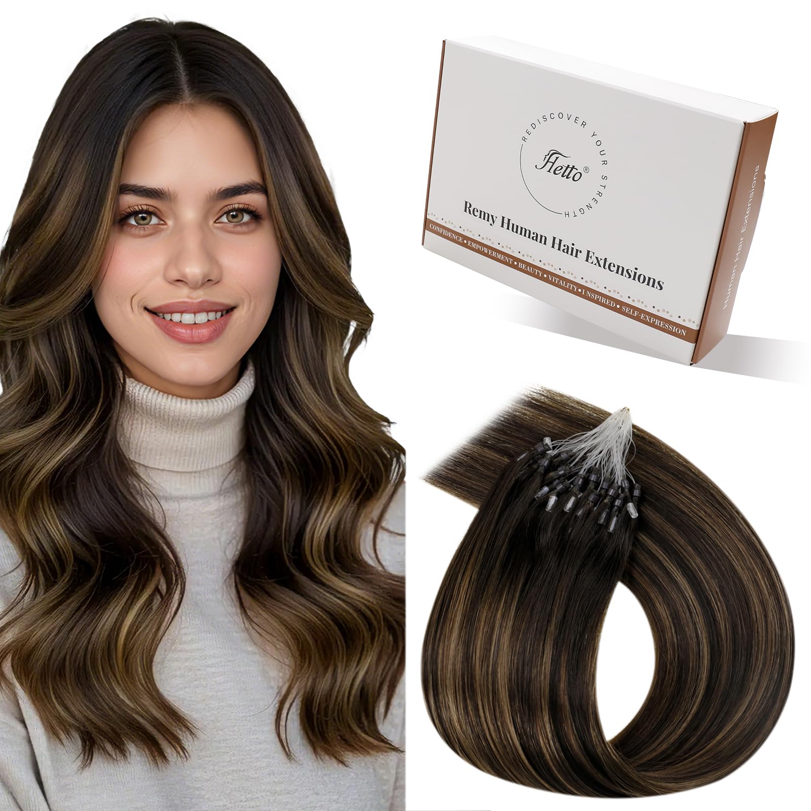 Hetto Echthaar Extensions Remy