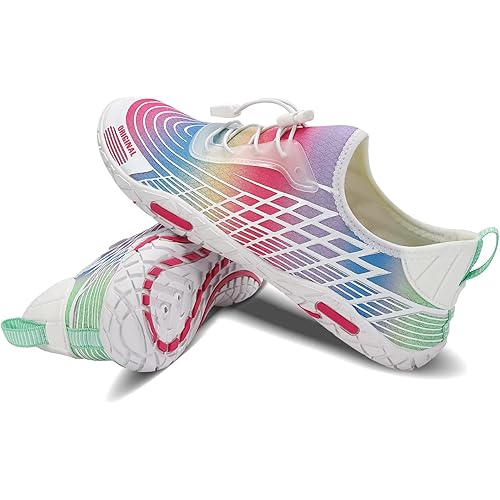 MAYZERO Water Shoes Men Women Swim Surf Shoes Beach Pool Shoes Wide Toe Hiking Aqua Shoes Winter House Slippers