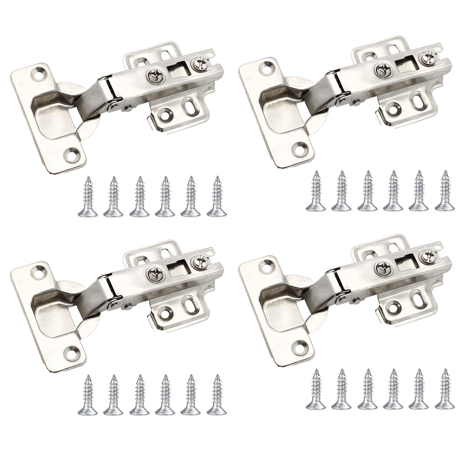 4 Pcs Kitchen Cupboard Hinges, Hinges, Door Hinges Cupboard