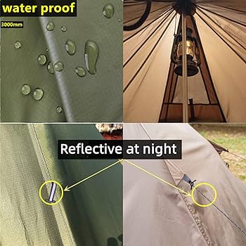 Longeek キャンプ テントワンポール 4 季節のバックパッキング熱いティピ Amazon | Longeek キャンプ テントワンポール 4 季節のバック