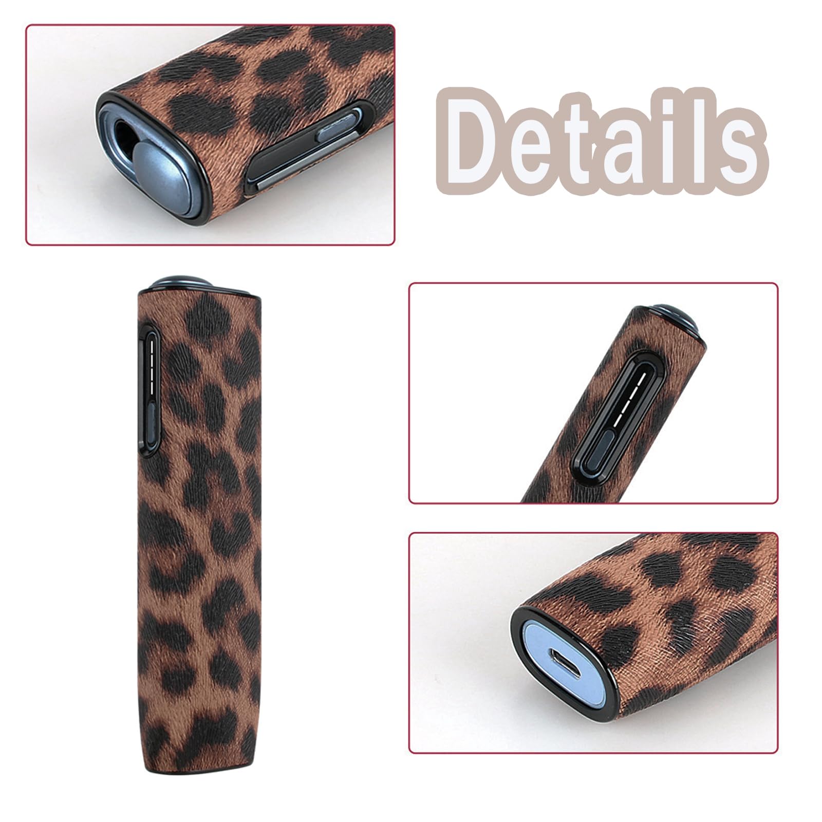 Custodia protettiva compatibile con iQOS sigaretta custodia+compatibile con iluma i one custodia in pelle PU e accessori, custodia per sigarette sacchetto protettivo