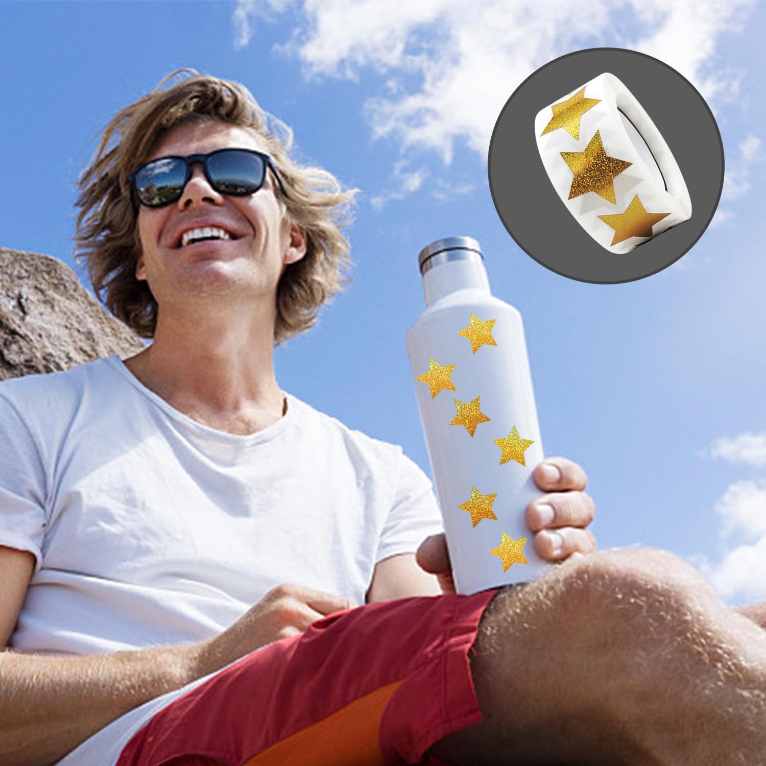 Allecto Plus - Zelfklevende Gouden Reliëfstickers - Versier Enveloppen en Kaarten