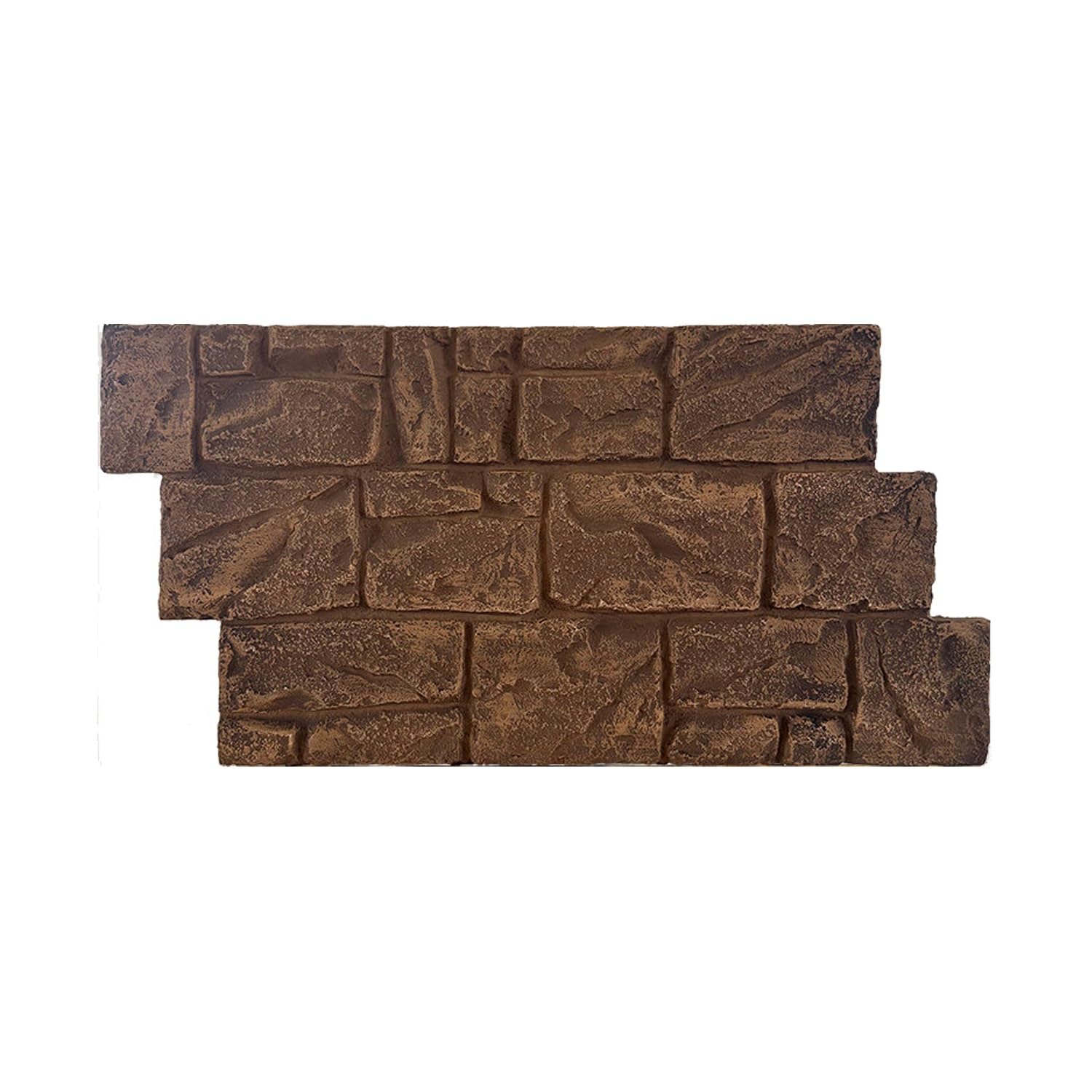 Paneles PVC Pared Panel de pared de PU imitación piedra triturada, papel pintado 3D fácil de instalar de 3 cm de grosor, revestimiento impermeable e ignífugo(F)
