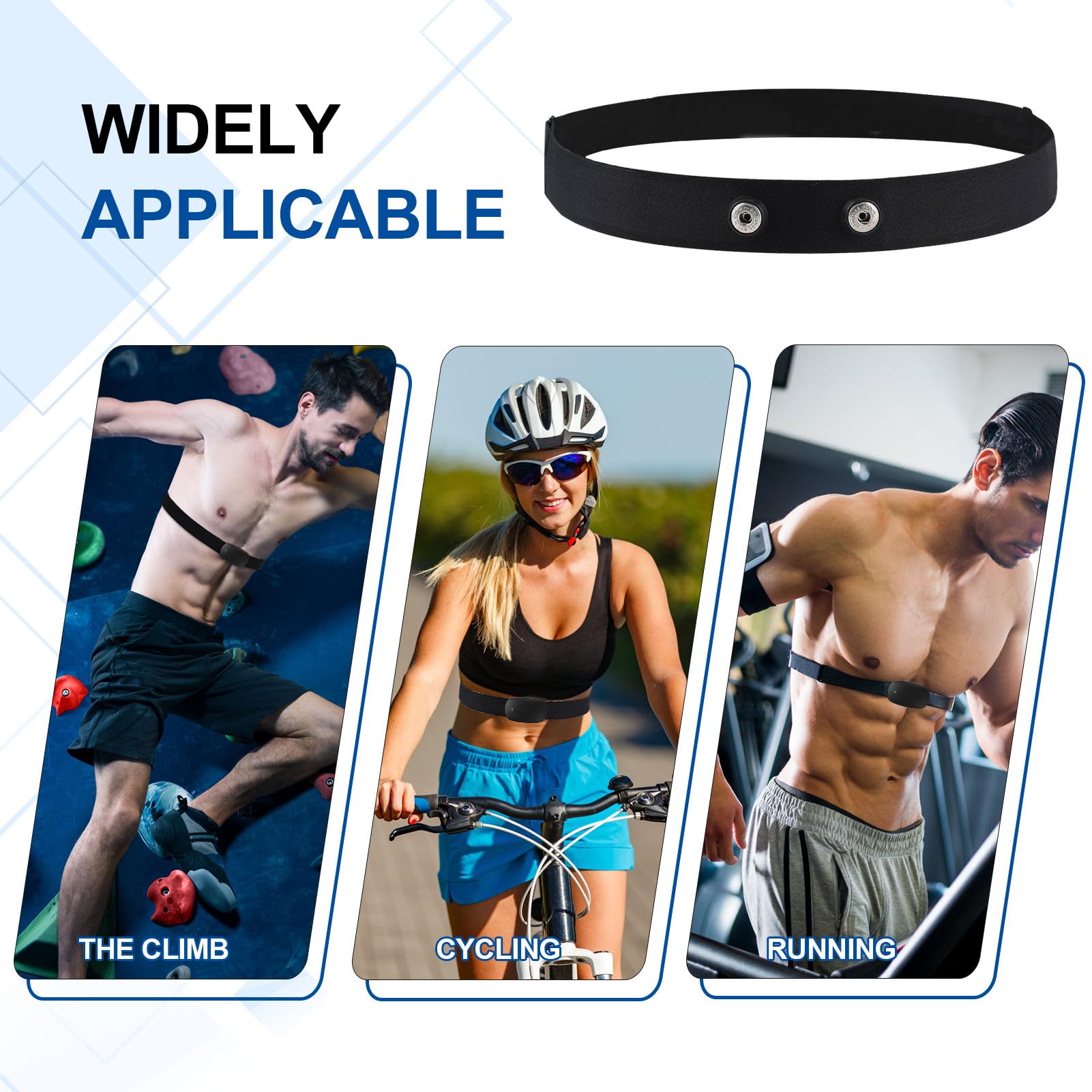 Frecuencia Cardíaca Banda Pulsometro Compatible Garmin Hrm