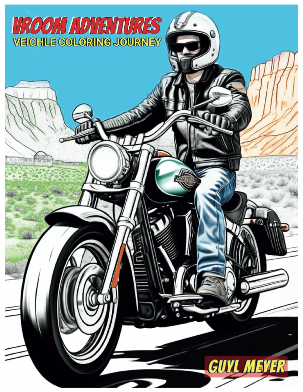 Vroom Adventures: A Vehicle Coloring Journey