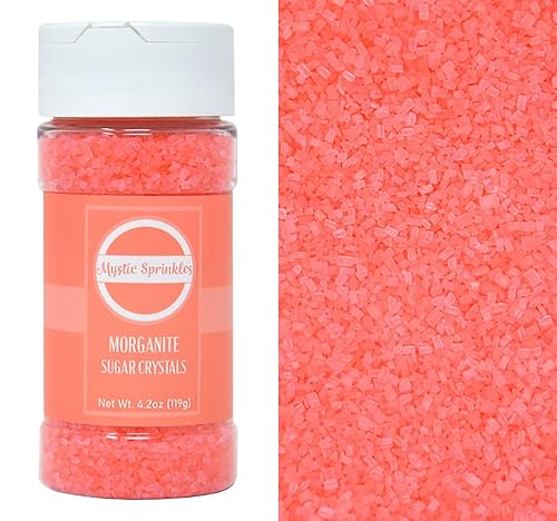 Miniatura 25 de Mystic Sprinkles Cristales de azúcar botella de 4.2 oz (rubí - rojo)
