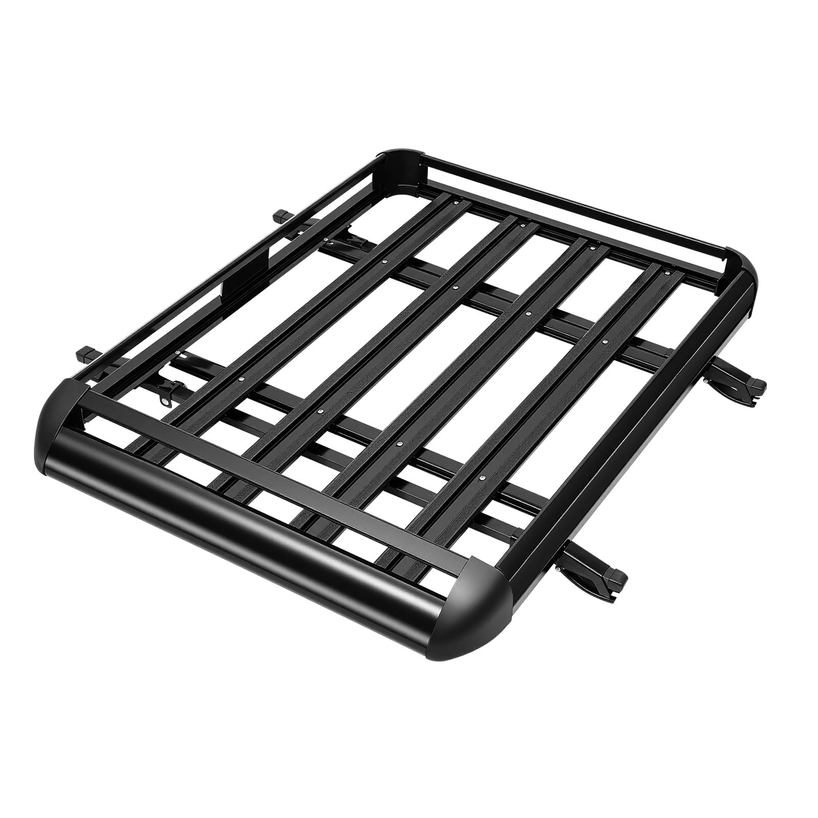 Gepäckträger Dach Aluminium Universal 127 cm Kofferraum Reise Auto | Heavy Duty Roof Storage, Anti-Rost Aluminium Frame, Low Wind Noise, Tool-Free Install, Expand Cargo Space, Travel Outdoor Use