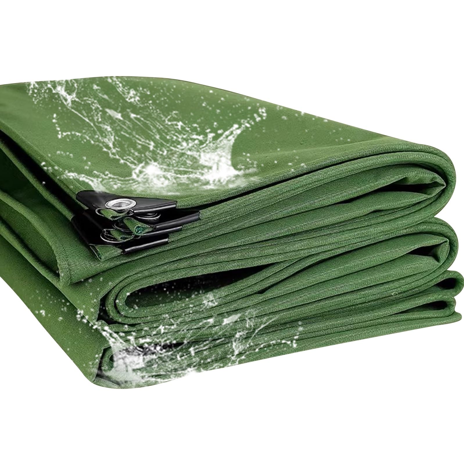 Lona con ojales reforzados de 5x5 m impermeable y resistente para aislar piscinas del polvo