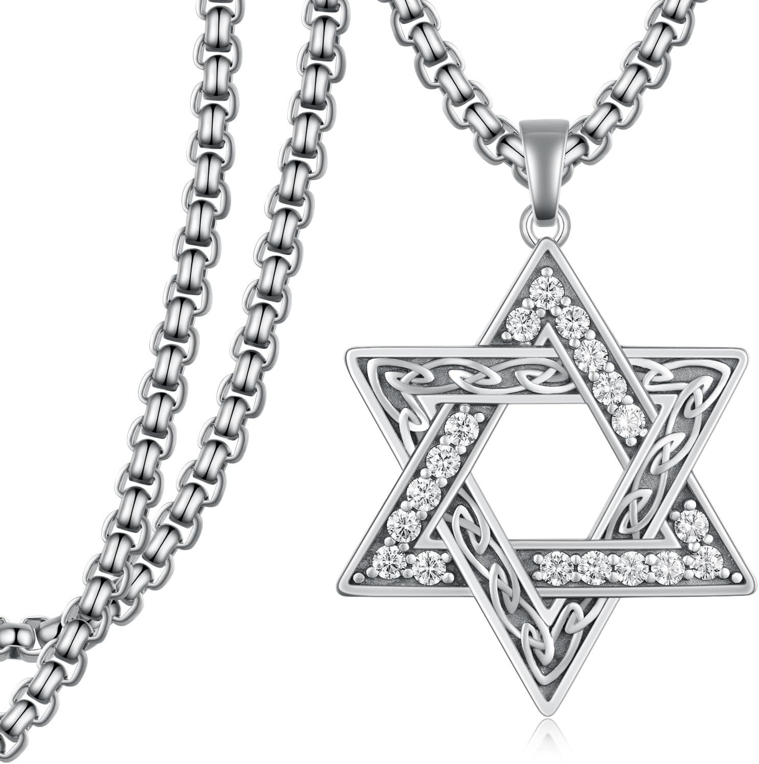 Star of David Necklace 925 Sterling Silver Jewish Jordan Ubuy