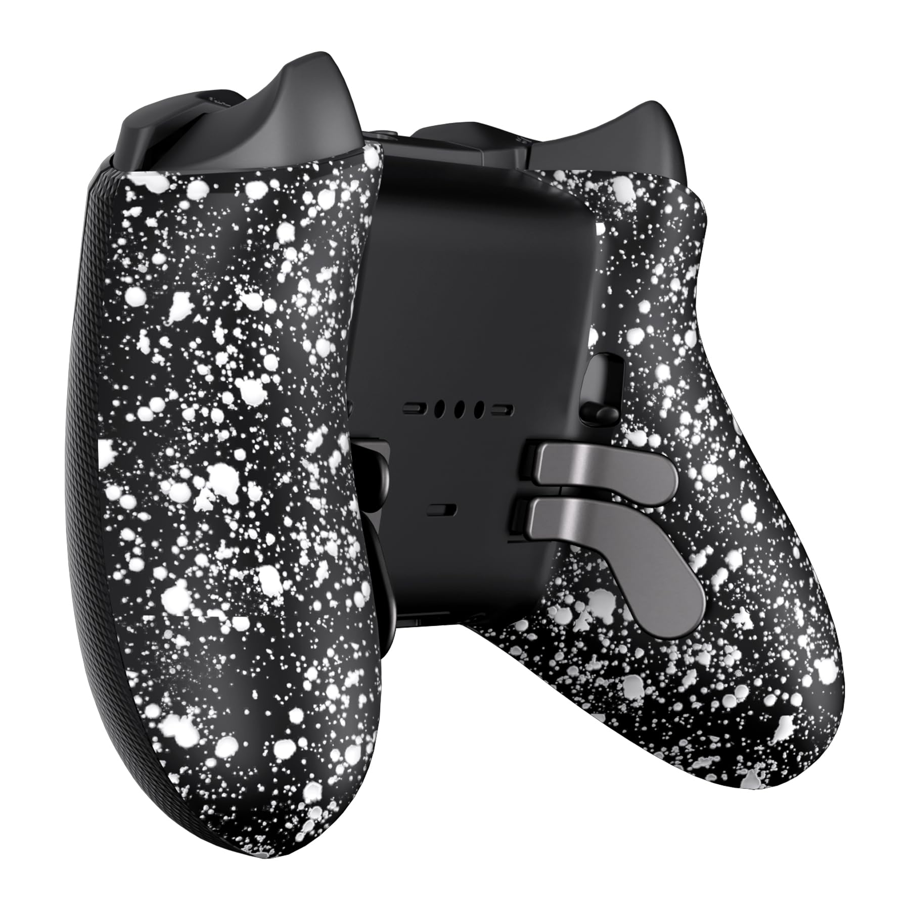eXtremeRate Cover Posteriore Ricambio per Xbox Elite Series 2 Controller,Custodia Copertura Scocca Trigger Stop per Xbox Elite Series 2 Core Wireless Controller Model 1797-Bianco Antiscivolo