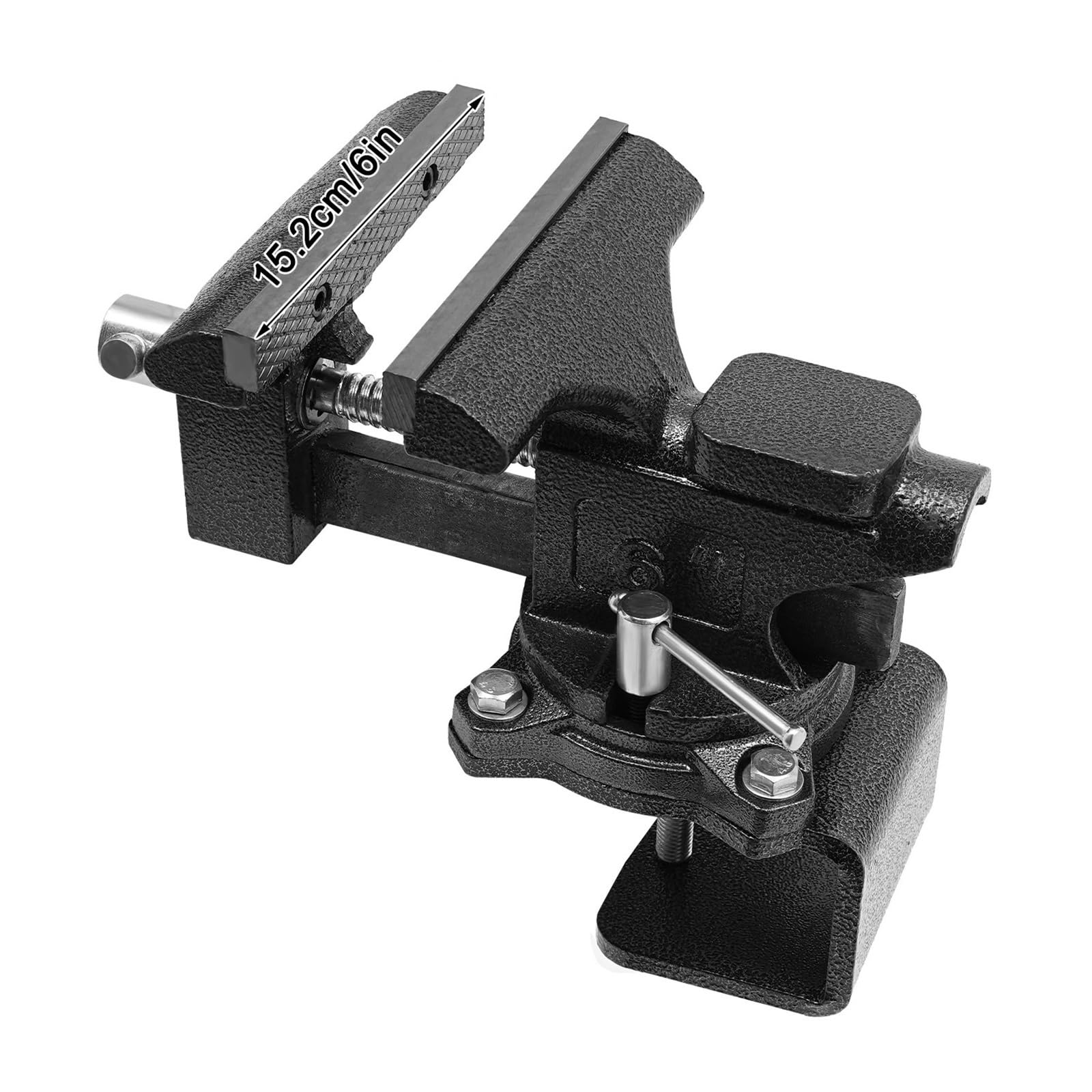 Tornillo De Banco Acero Fundido Alta Resistencia For Trabajo, Ideal For Talleres Profesionales Y Proyectos Bricolaje Fuerza De SujecióN Precisa