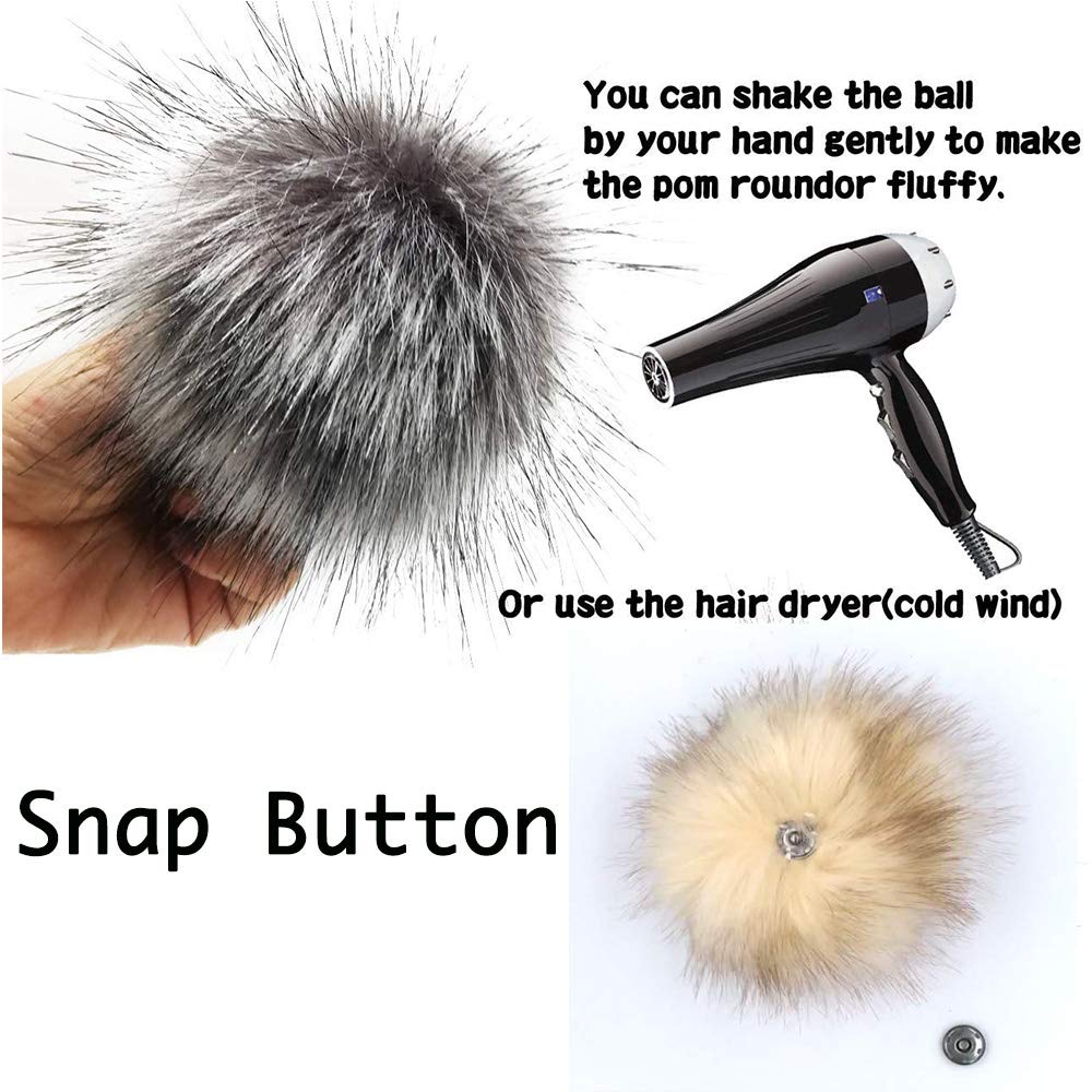 Pompon En Fourrure Multicolore 15 Cm – Neuf, Sans étiquette