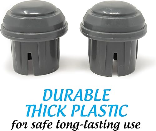 Miniatura 2 de Top Glides Gorras deslizantes duraderas de hongo - 1 par (gris)