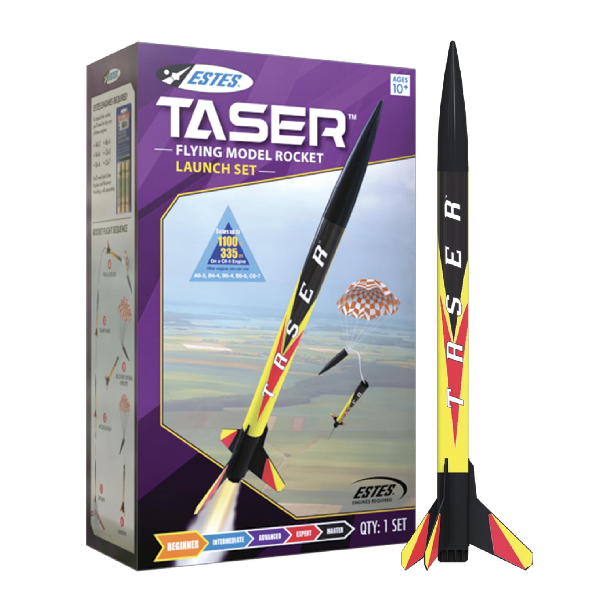 Estes-Cox Corp Taser Rocket Launch Set,, Multicolor