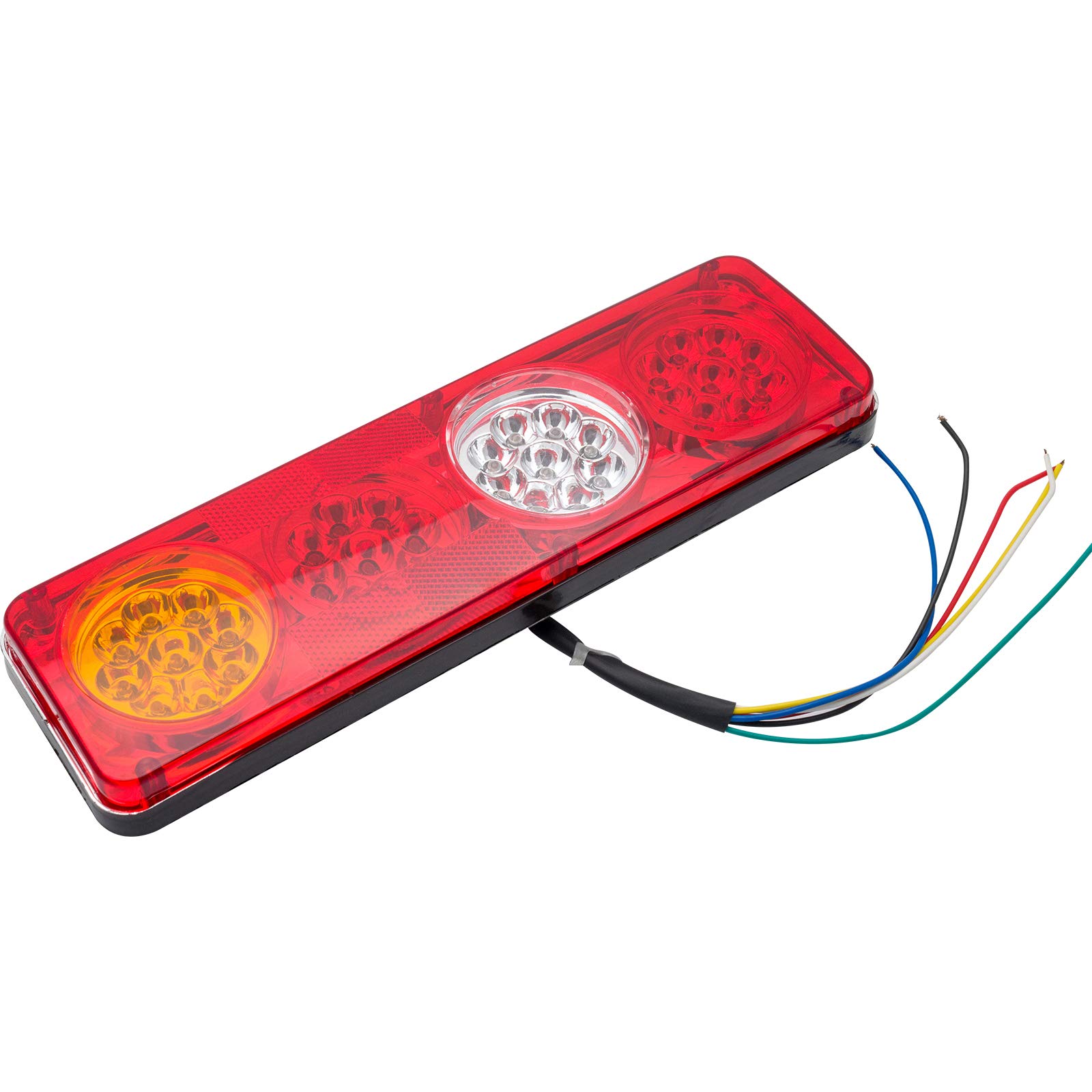Baceyong 2PCS Feu de freinage - Feu arrière - 6 fonctions étanche pour caravane - 36 LEDs