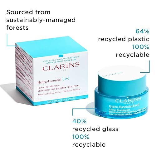 Miniatura 7 de Clarins Hydra-Essentiel - Crema sedosa | Hidratante intensamente hidratante | 60 segundos para la piel regordeta | Nutre y reconforta | Ácido