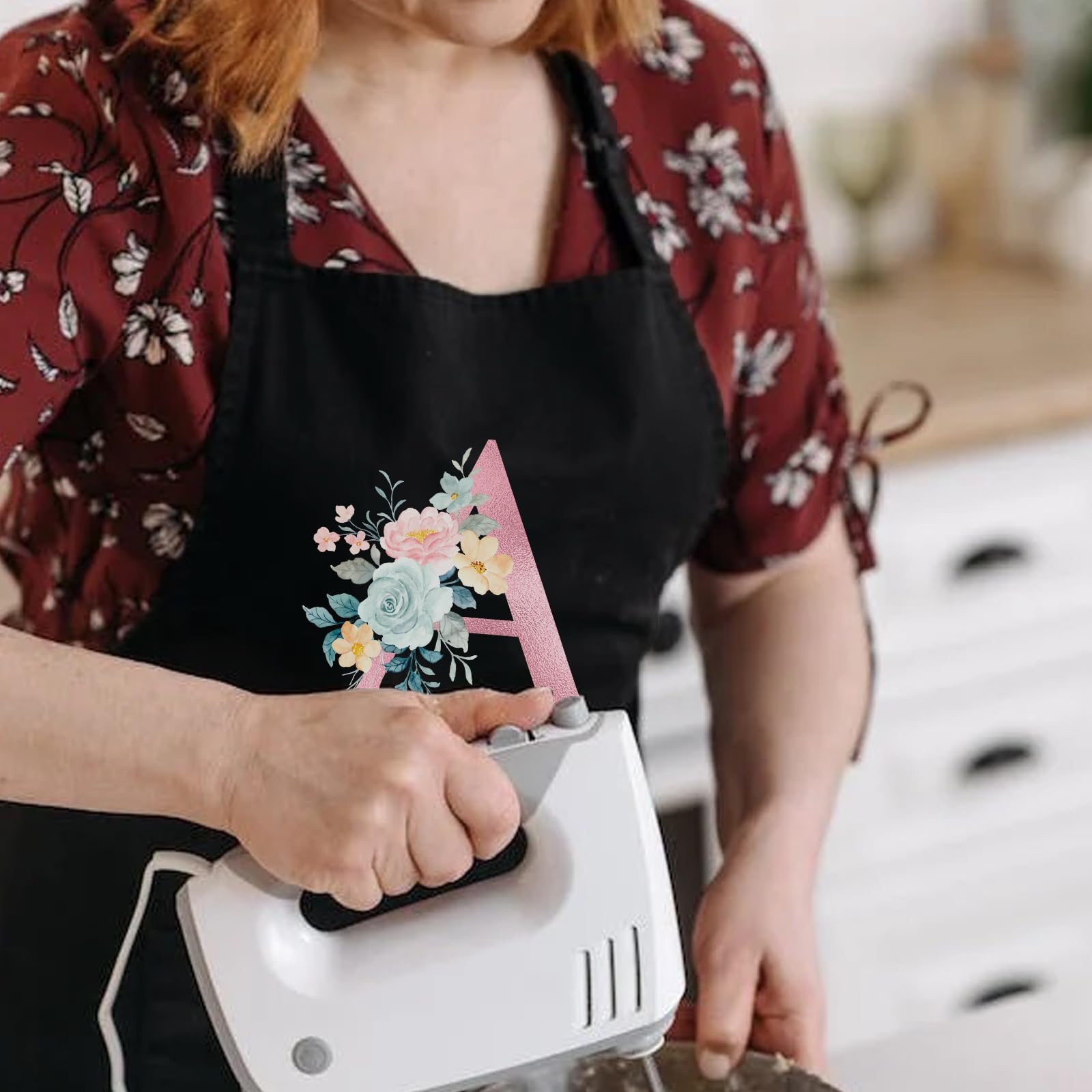 Delantales personalizados para mujer con bolsillos para cocinar y hornear, bonitos regalos para mamá, cumpleaños, Navidad