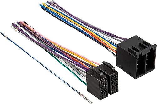 NuIth Adaptador de arnés de cableado de radio ISO de 16 pines macho+hembra para carga seleccionada 2004-2021camión MackSemiVolvo internacional,