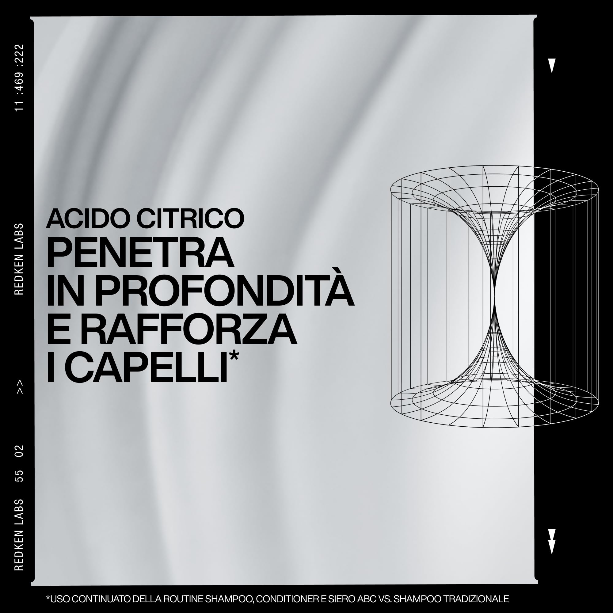 Redken, Siero Notte per Capelli Danneggiati, Capelli Rinforzati e Protetti a Lungo, Azione 24/7, Con Acido Citrico e Acido Poliglutammico e Squalane, Acidic Bonding Concentrate, 45 ml