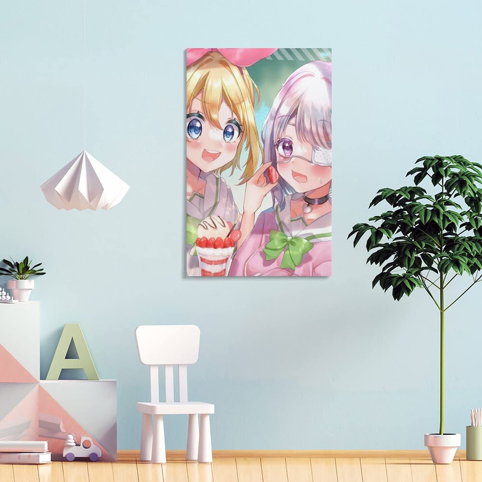 Amazon.co.jp: 魔法少女サイト 雨谷小雨 水蓮寺清春 ポスター 装飾画