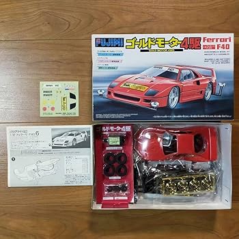 FUJIMI フェラーリF40 ミニ4WD Mini 4WD Gold Motor 4WD Ferrari F40 1988 FUJIMI | eBay