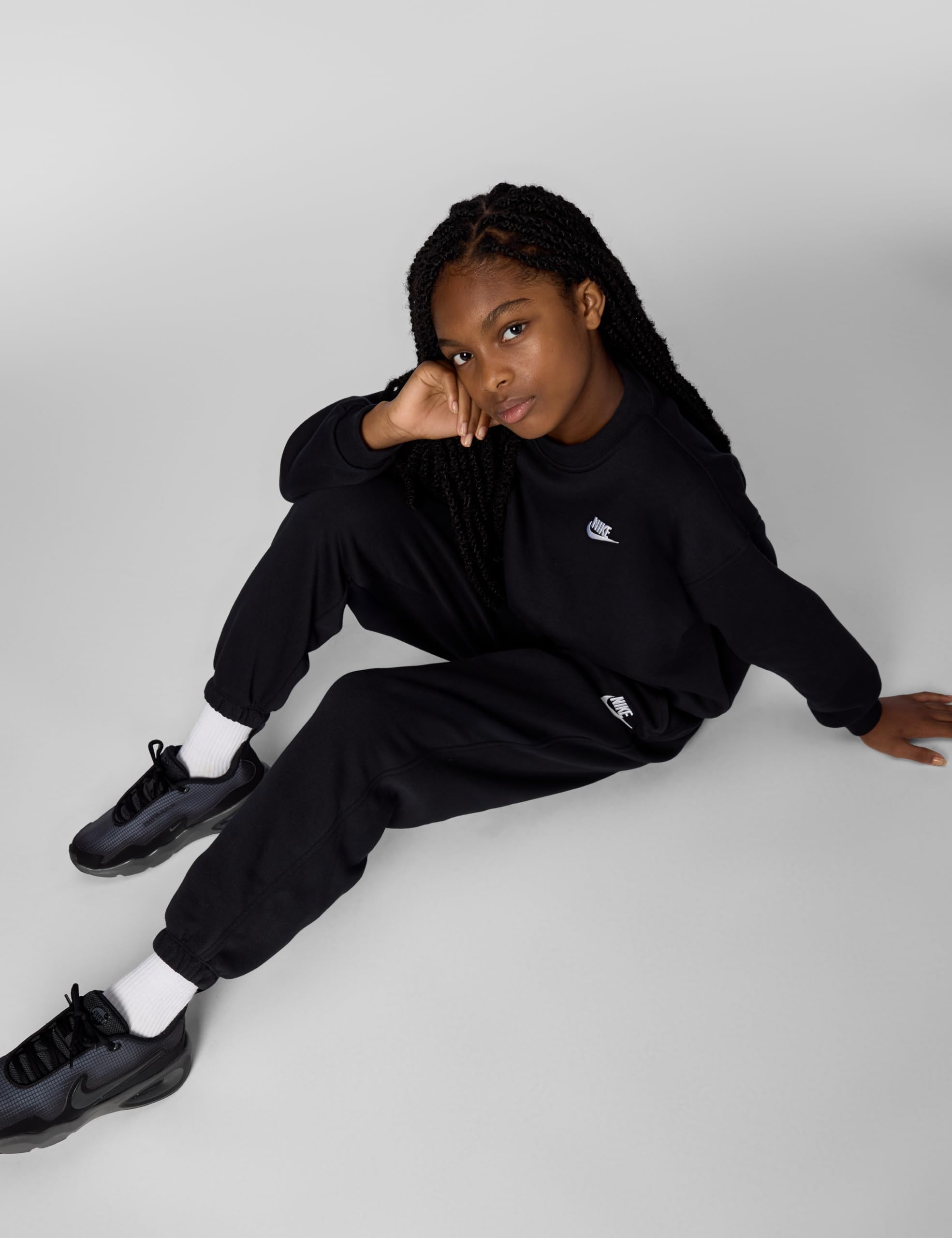 Nike G NSW Club FLC Loose Pant Lbr - Full Length Pant - Young Athletes - Fille