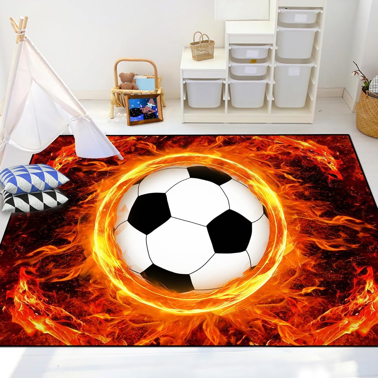 Tapis de football pour chambre : le cadeau idéal de décoration d'intérieur