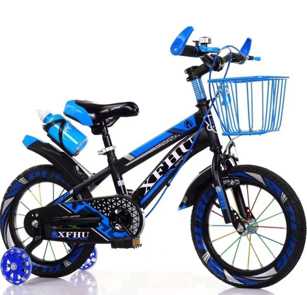 Kids Boys Bike, Raleigh, Tourer, Bicycle, Cycling, Boys Cycle, 12" 14" 16" 18" 20", Children’s Bicycle, Adjustable Sport Bike 2-12 Years Old, Stabilisers New! (16 Inches)