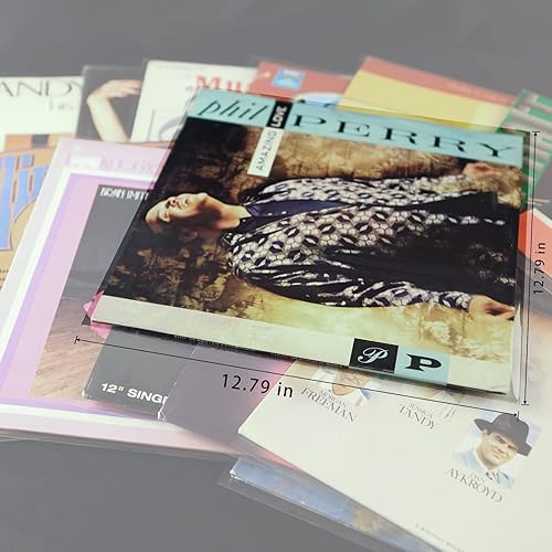 Miniatura 6 de ZOLEF Paquete de 100 fundas exteriores de vinilo para discos de 12 pulgadas, ajuste holgado, protección de cubierta transparente, más de 3 mil+ de