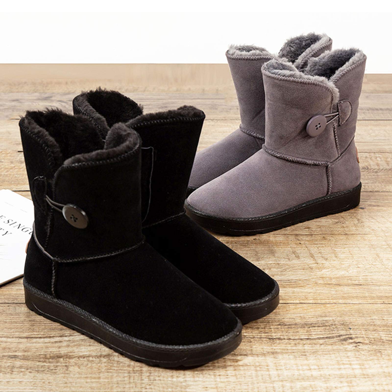 Chaussons Chauffants USB - Pantoufles En Peluche électriques - Pour Hiver, Maison, Bureau - Taille 39-43 - 8