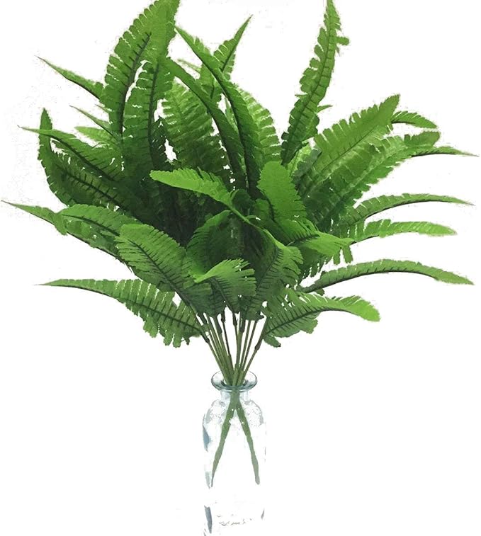 Artfen Artificial Plants 2pcs Persian Leaves Artificial