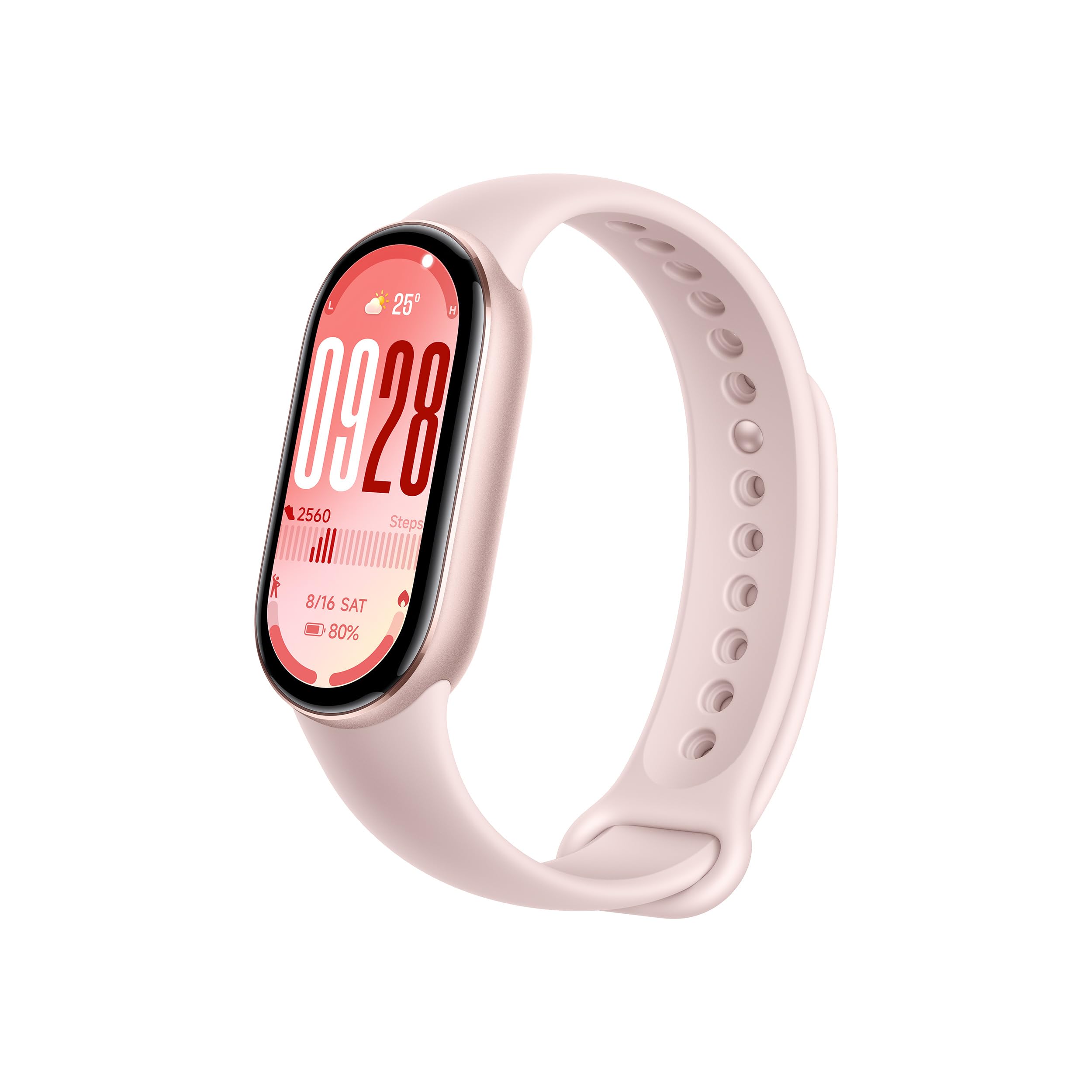 Xiaomi Mi Smart Band 10 (2025) Global Version - 1.72" AMOLED Display | 21 Days Battery Life | Touchscreen, Multi-Sport Tracker, Activity Tracker, Heart Rate Monitor | BT5.4 - (Mystic Rose)