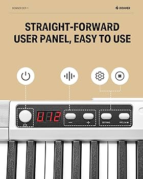 Amazon.com: Donner DEP-1 Piano Keyboard 88 Keys, Beginner