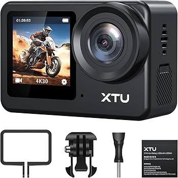 Amazon | XTU S6 アクションカメラ 4K 20MP【Ambarella H22 CPU&SONY