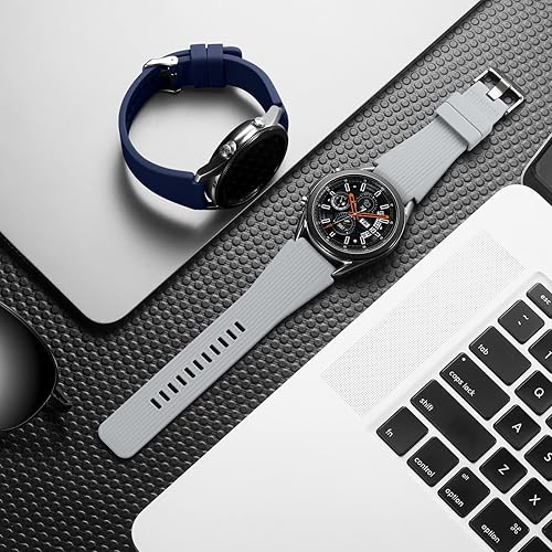 Miniatura 7 de Lerobo Paquete de 2 correas compatibles con Samsung Galaxy Watch 3 Band de 1.772 pulgadasSamsung Galaxy Watch de 1.811 pulgadasGear S3 Frontier,
