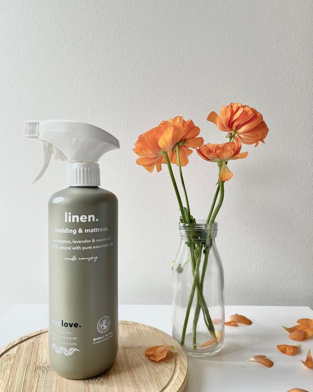 Euclove Natural Linen Spray, 500 ml
